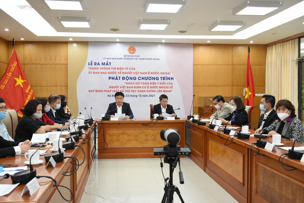 Le site web du Comité d’État chargé des Vietnamiens à l’étranger voit le jour